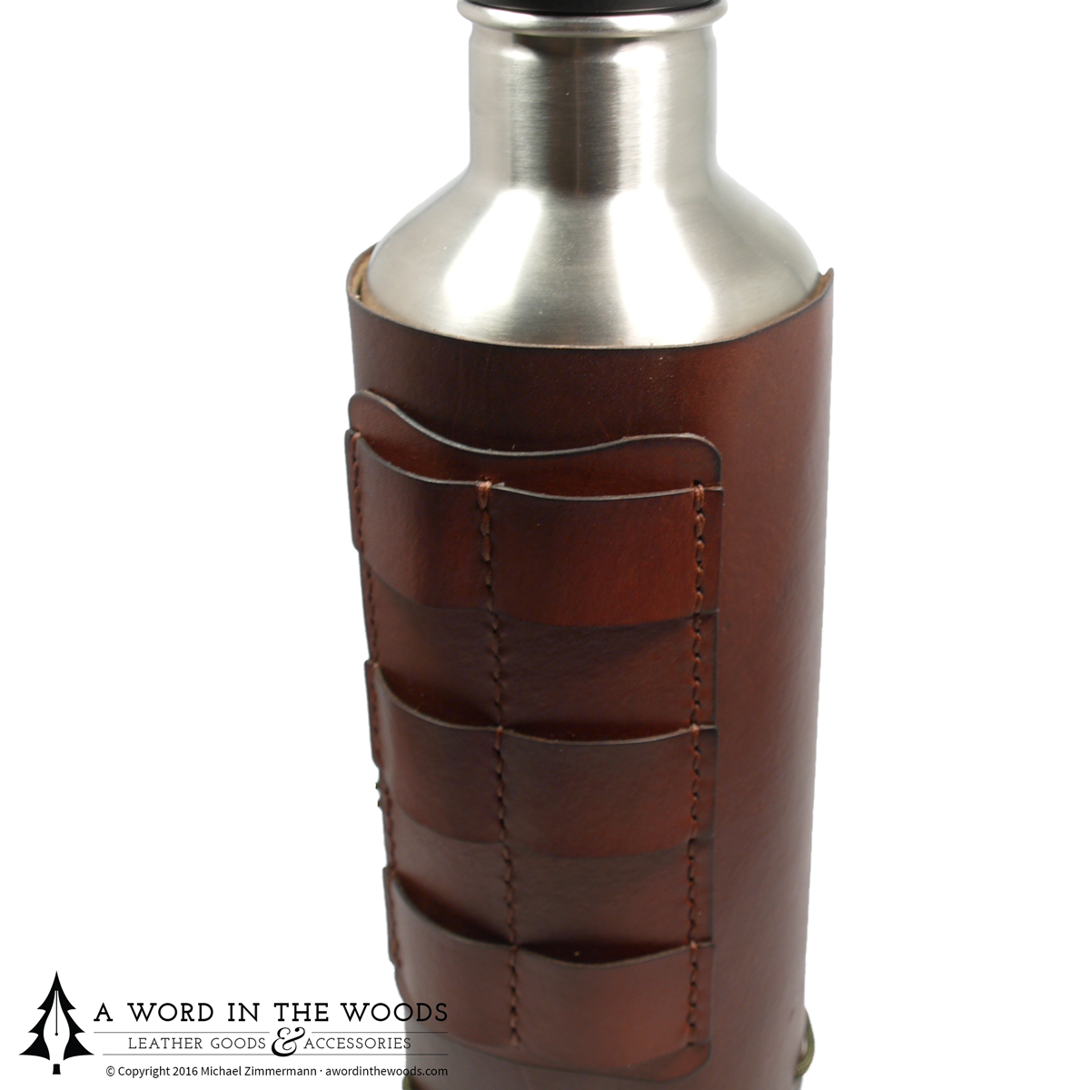 Leather Water Bottle Holster - 27oz (800ml)